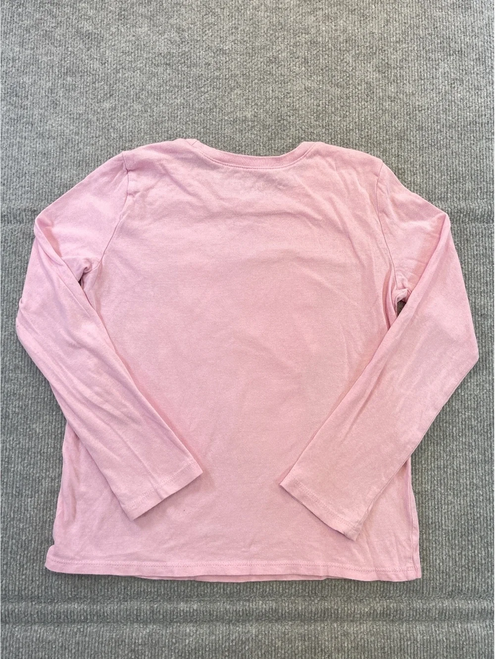 The Children's Place Girls Size M 7/8 Long Sleeve Shirt Pink Kitty Cat Hot Cocoa